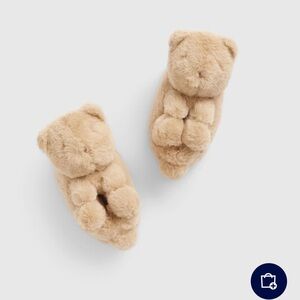 GAP KIDS Brennan Bear Slippers size 3/4